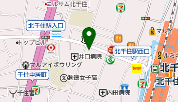 ジョイフル恵利OUTLET(アウトレット) 北千住店の地図画像