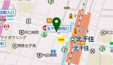 Gaba(ガバ)マンツーマン英会話 北千住ラーニングスタジオの地図画像