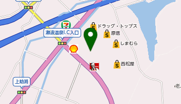 原信マーケットシティ村上の地図画像