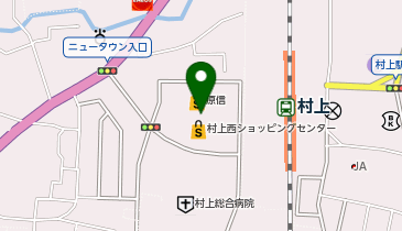 原信村上西ショッピングセンターの地図画像