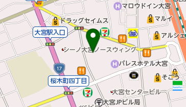 Gaba(ガバ)マンツーマン英会話 大宮ラーニングスタジオの地図画像