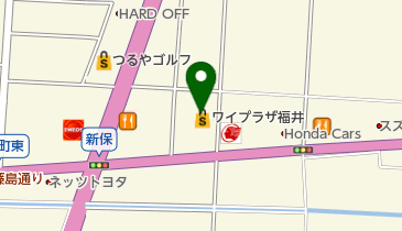 ファッションプラザ新保店の地図画像