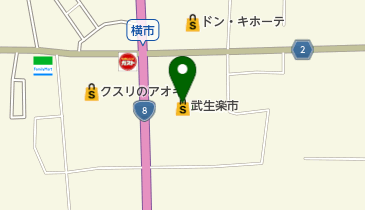 ファッションプラザ武生店の地図画像