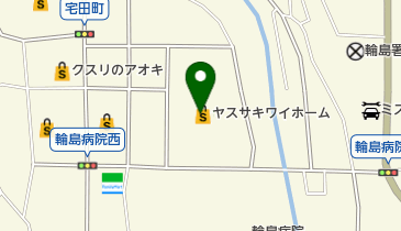 ファッションプラザ輪島店の地図画像