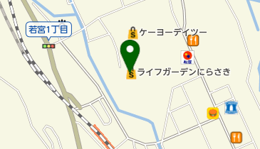焼きたて屋 ライフガーデンにらさきの地図画像