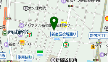 新宿 club SCIENCEE(クラブ サイエンス)の地図画像
