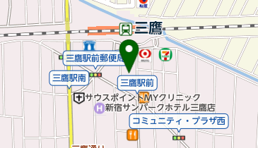 こだわりや 三鷹店の地図画像