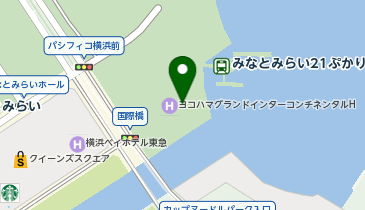 DAIICHI-ENGEI(第一園芸) ヨコハマグランドインターコンチネンタルホテル店の地図画像