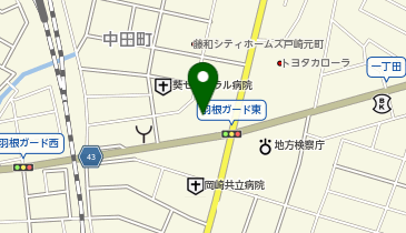 PCDEPOT(ピーシーデポ) 岡崎羽根店の地図画像