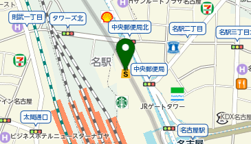 JPタワー名古屋の地図画像