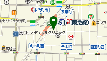 アートネイチャー レディース茨木サロンの地図画像