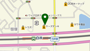 パソコンクリニック ケーズデンキ 白井駅前店内店の地図画像