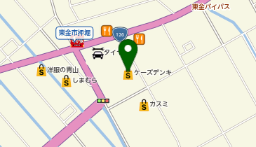 パソコンクリニック ケーズデンキ 東金店内店の地図画像