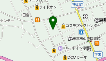 生活協同組合コープぎふ恵那中津支所 コープステーション長島の地図画像