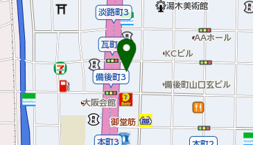 Yogibo Store(ヨギボー ストア) 御堂筋本町店の地図画像