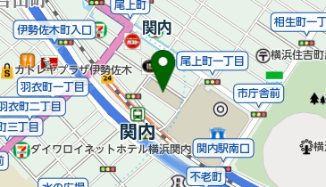 横浜市特別徴収センターの地図画像