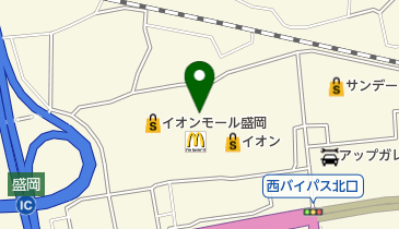 あそび王国ぴぃかぁぶぅ 盛岡店の地図画像