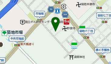 TSUKIJI COOKING(築地クッキング)の地図画像