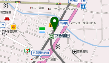 天丼てんや 京急蒲田駅店の地図画像