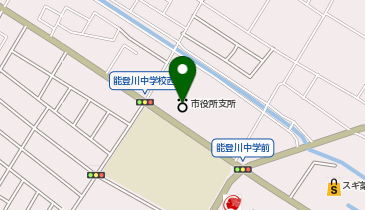 東近江市 能登川コミュニティセンターの地図画像