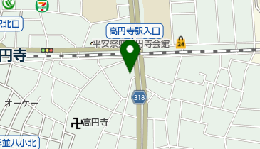 高円寺Studio K(スタジオケー)の地図画像