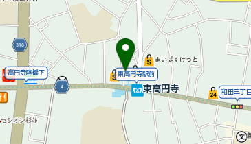 東高円寺 LosAngelesClub(ロサンゼルスクラブ)の地図画像