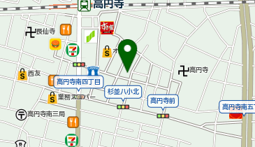 KOENJI HIGH(コウエンジ ハイ)の地図画像