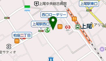 上尾市プラザ22の地図画像