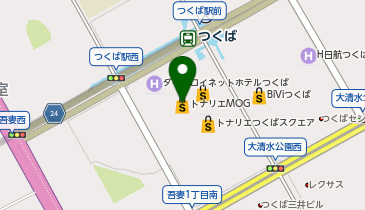 tonarieつくばスクエアMOG(トナリエつくばスクエアモグ)の地図画像