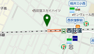 zen place pilates(ゼン プレイス ピラティス) 西荻窪スタジオの地図画像