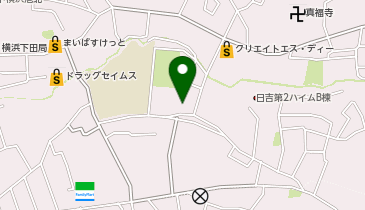 横浜市下田地域ケアプラザの地図画像