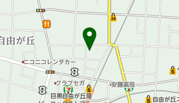 文章表現教室 自由が丘教室の地図画像