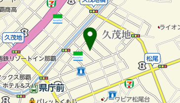 久茂地 肉寿司の地図画像