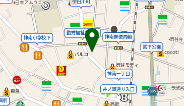 P's-first渋谷店の地図画像
