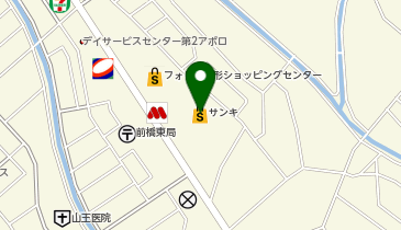 ファッション市場 sanki(サンキ) 前橋山王店の地図画像