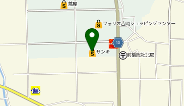 ファッション市場 sanki(サンキ) 吉岡店の地図画像