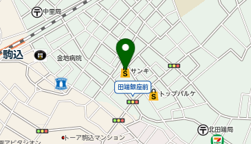 ファッション市場 sanki(サンキ) 田端店の地図画像
