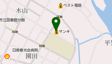 ファッション市場 Sanki(サンキ) 日南店の地図画像