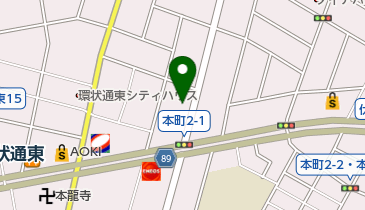 アルファ調剤薬局 環状通東店の地図画像