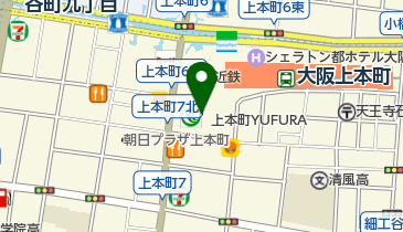 Dr.(ドクター)ストレッチ 上本町YUFURA店の地図画像