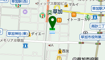 mod's hair(モッズ ヘア) 草加店の地図画像