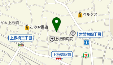 かみいたスポーツ接骨院・鍼灸院の地図画像