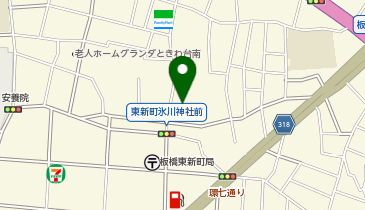 髪美人「花」 東新町店の地図画像