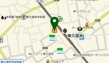 Blossom(ブロッサム) 東久留米店の地図画像