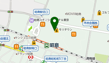 VERITE(ベリテ) 昭島モリタウン店の地図画像