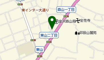 金沢ピザ工房 森山ナポリの地図画像