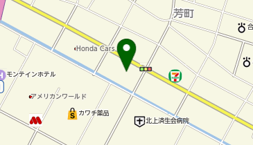 合掌堂 北上店の地図画像