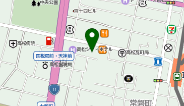 高松オリーブホールの地図画像