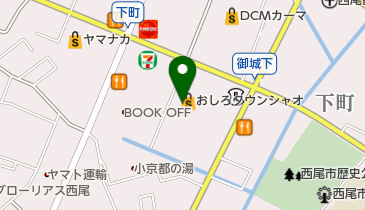 おしろタウン SHAO(シャオ)の地図画像