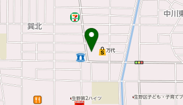 CLEANING Ruby(クリーニングルビー) 万代巽北店の地図画像